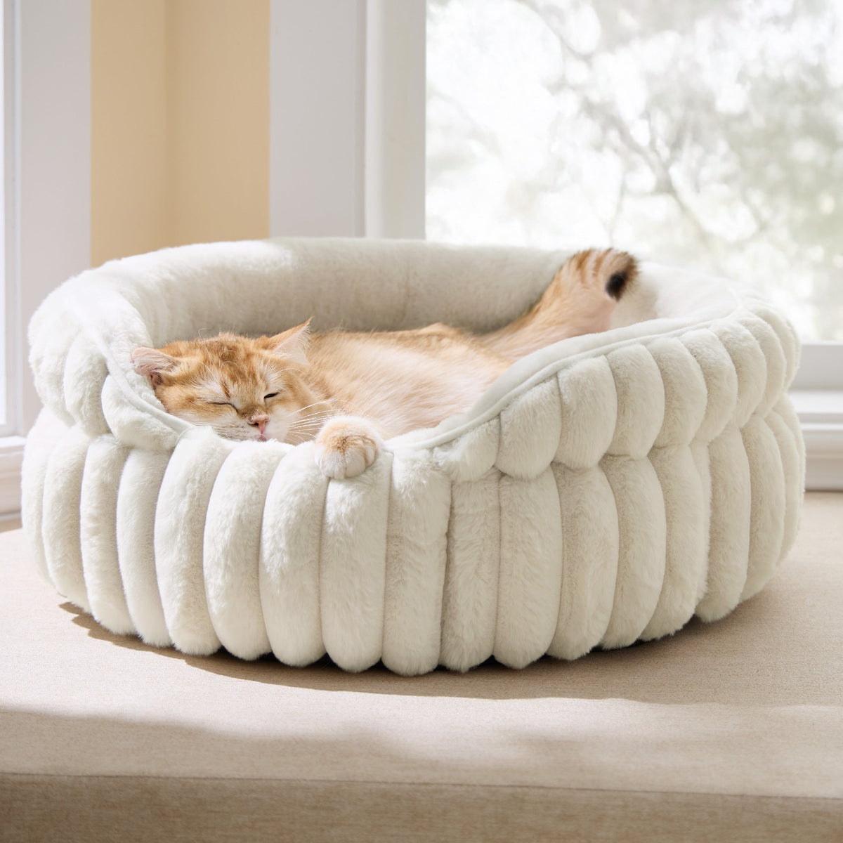 ComfyFleece® Dual-layer Cat Bed
