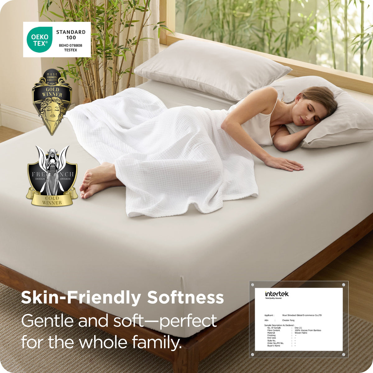 Rayon Derived From Bamboo Fitted Sheet