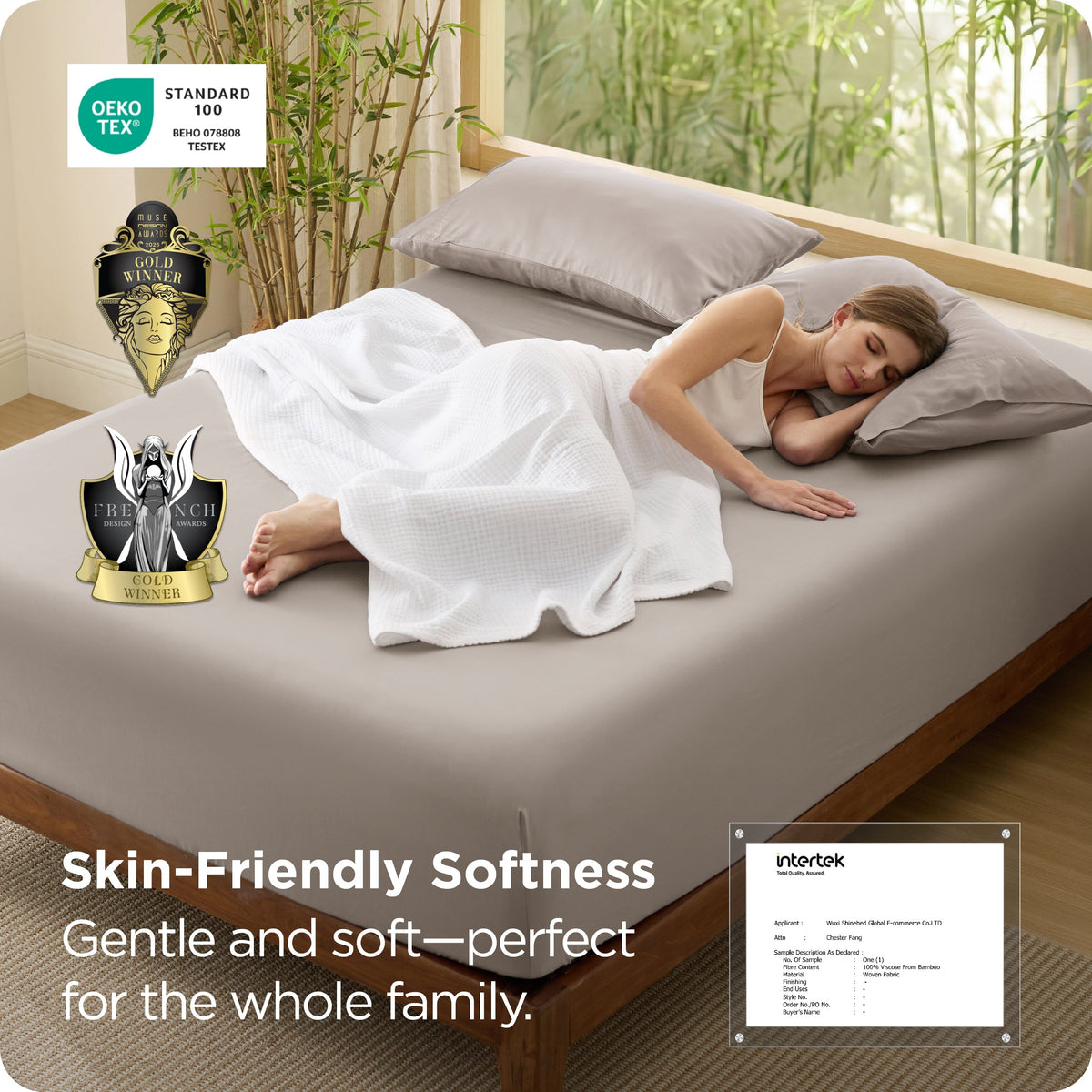 Rayon Derived From Bamboo Fitted Sheet
