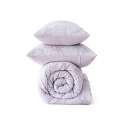 Graceful Bow Jacquard Comforter Set