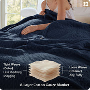 8-Layer Cotton Muslin Blanket