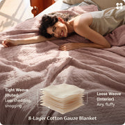 8-Layer Cotton Muslin Blanket