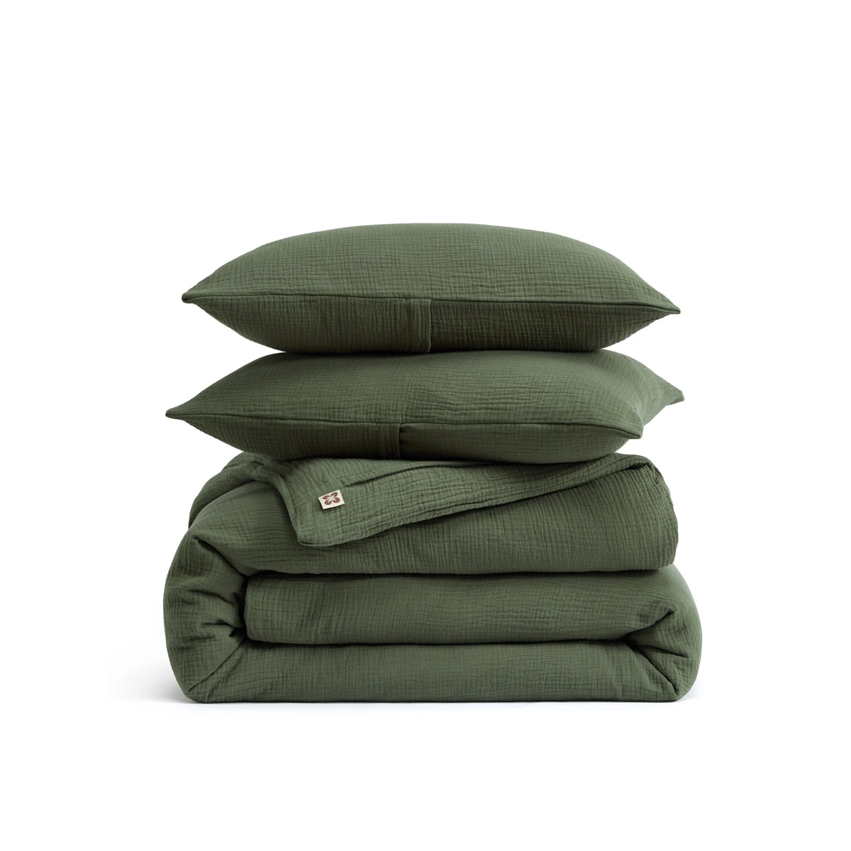 Triple-Layer Cotton Gauze Duvet Cover Set