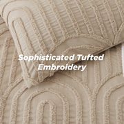 Fluffy Arch Tufted Comforter Set