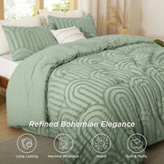 Fluffy Arch Tufted Comforter Set