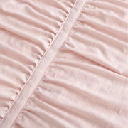 Ruched Bow Comforter Set