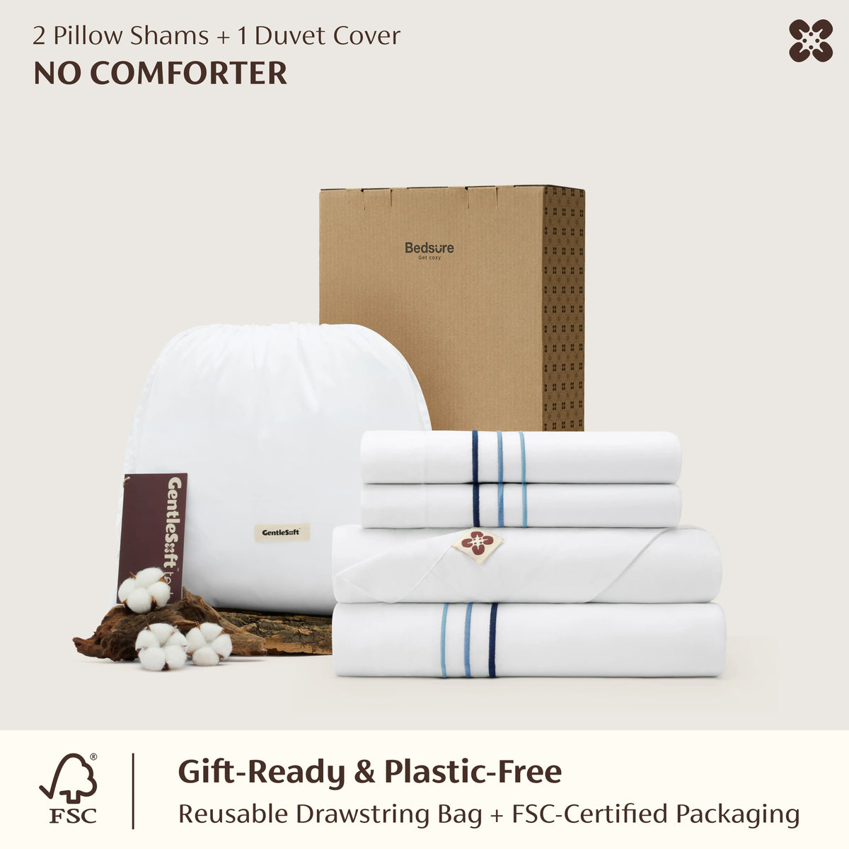 Giza Egyptian Cotton Duvet Cover Set