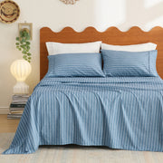 Cotton-Like Striped Sheet Sets