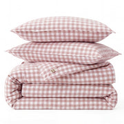 Washed Cotton Gingham Duvet Cover Set
