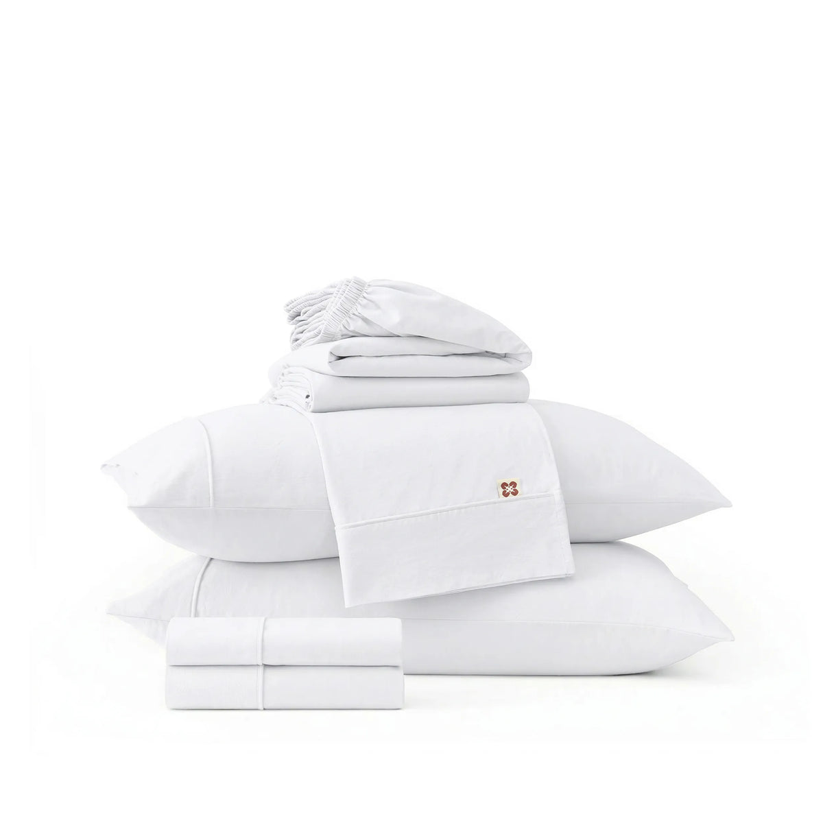 6-Piece Washed Cotton Sheet Set