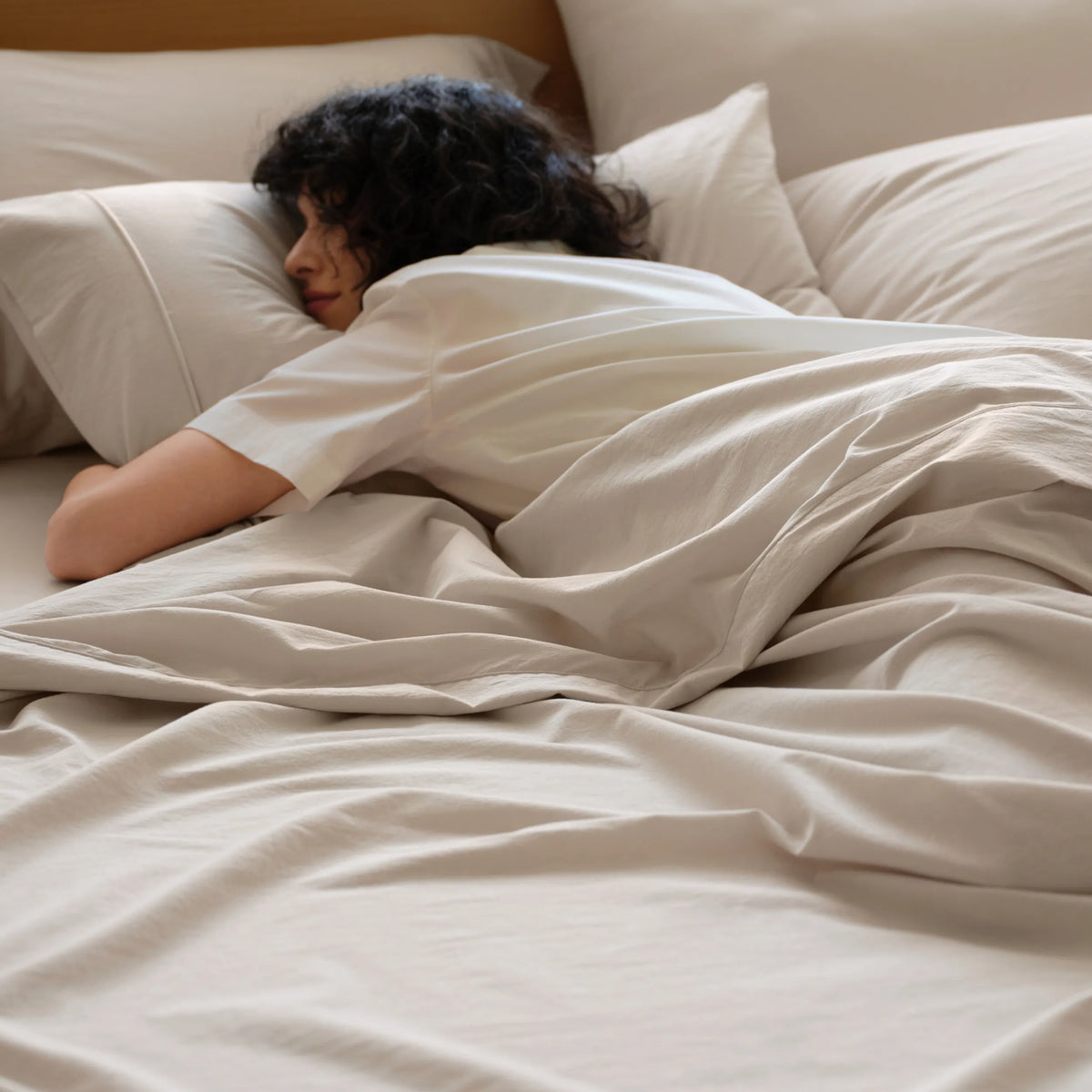 6-Piece Washed Cotton Sheet Set