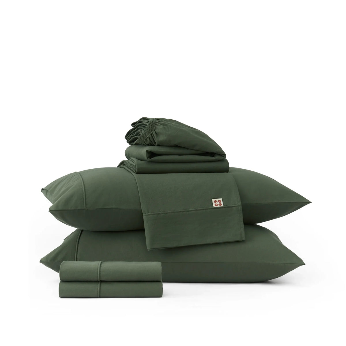 6-Piece Washed Cotton Sheet Set