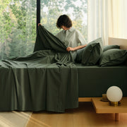 6-Piece Washed Cotton Sheet Set