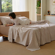 6-Piece Washed Cotton Sheet Set