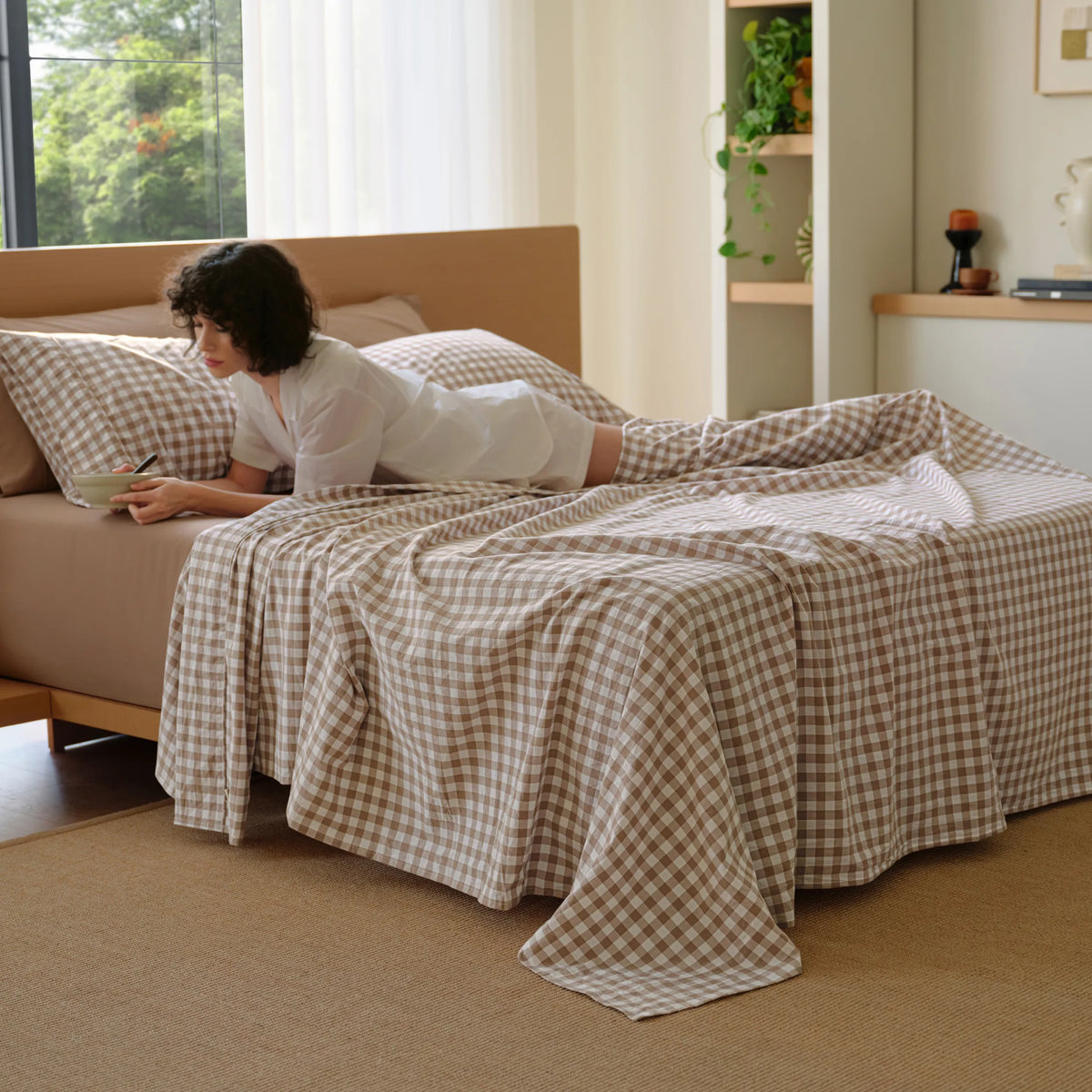 6-Piece Washed Cotton Sheet Set