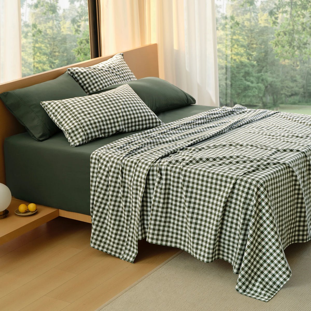 6-Piece Washed Cotton Sheet Set