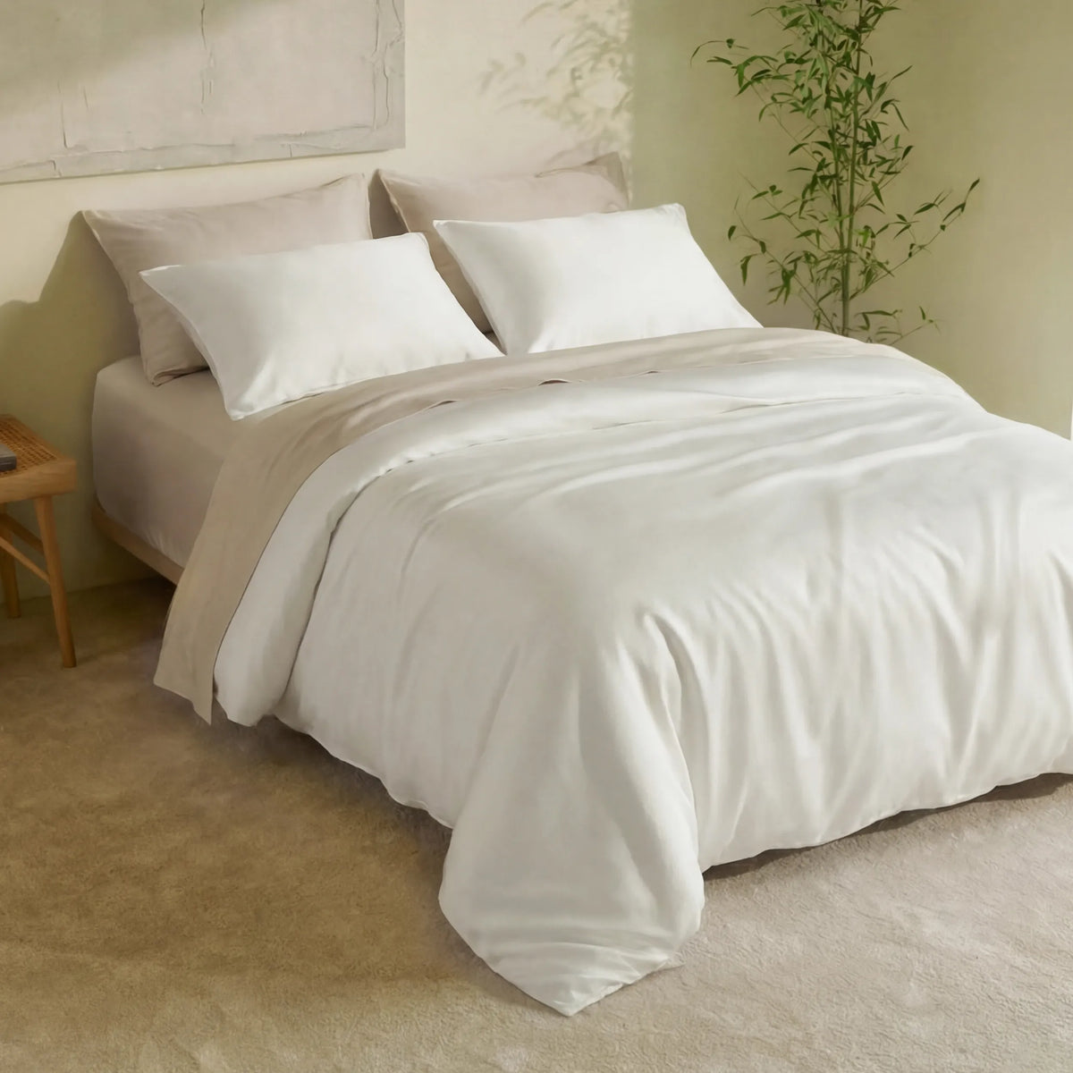 BareNights Viscose Derived from Bamboo Duvet Cover Set