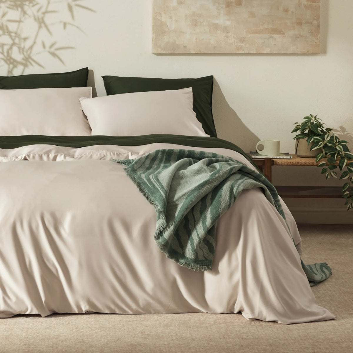 BareNights Viscose Derived from Bamboo Duvet Cover Set