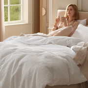 Cotton Waffle Weave Duvet Cover