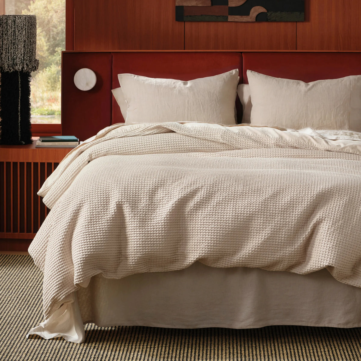 Cotton Waffle Weave Duvet Cover