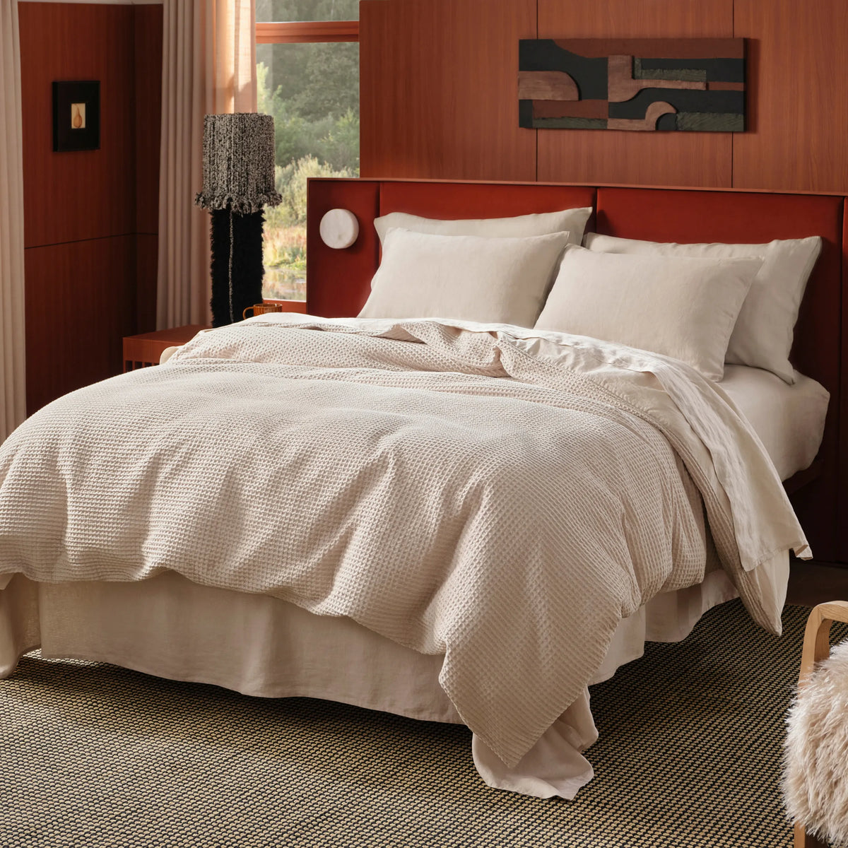 Cotton Waffle Weave Duvet Cover
