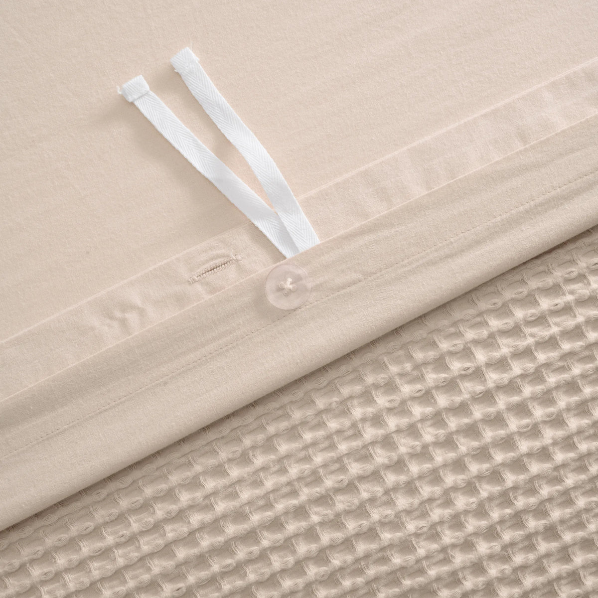 Cotton Waffle Weave Duvet Cover