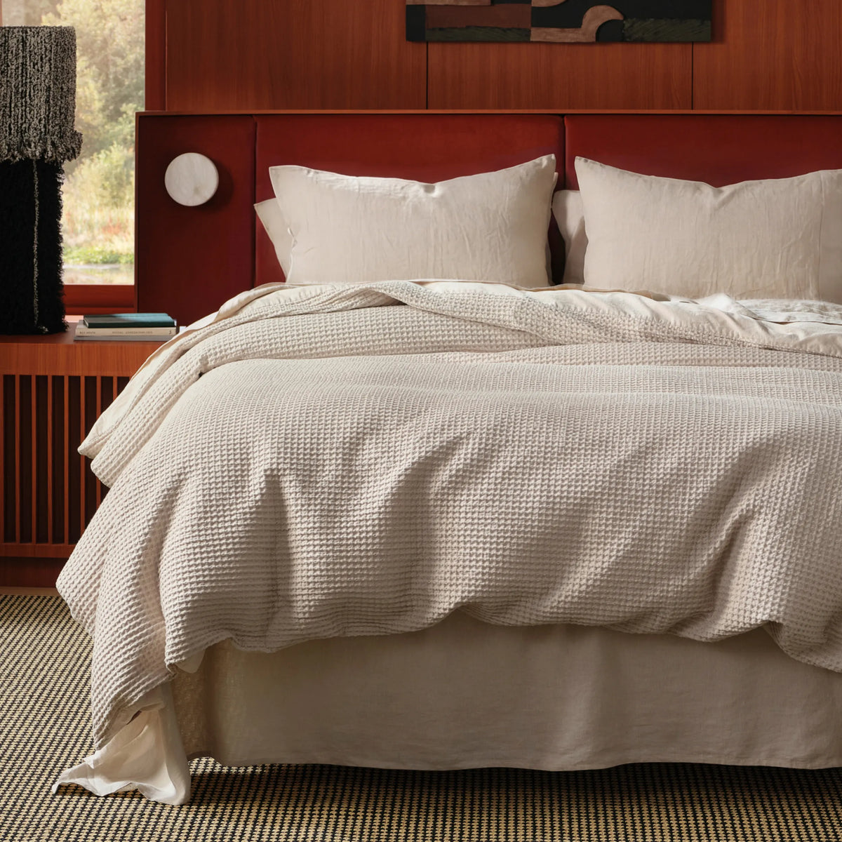 Cotton Waffle Weave Duvet Cover