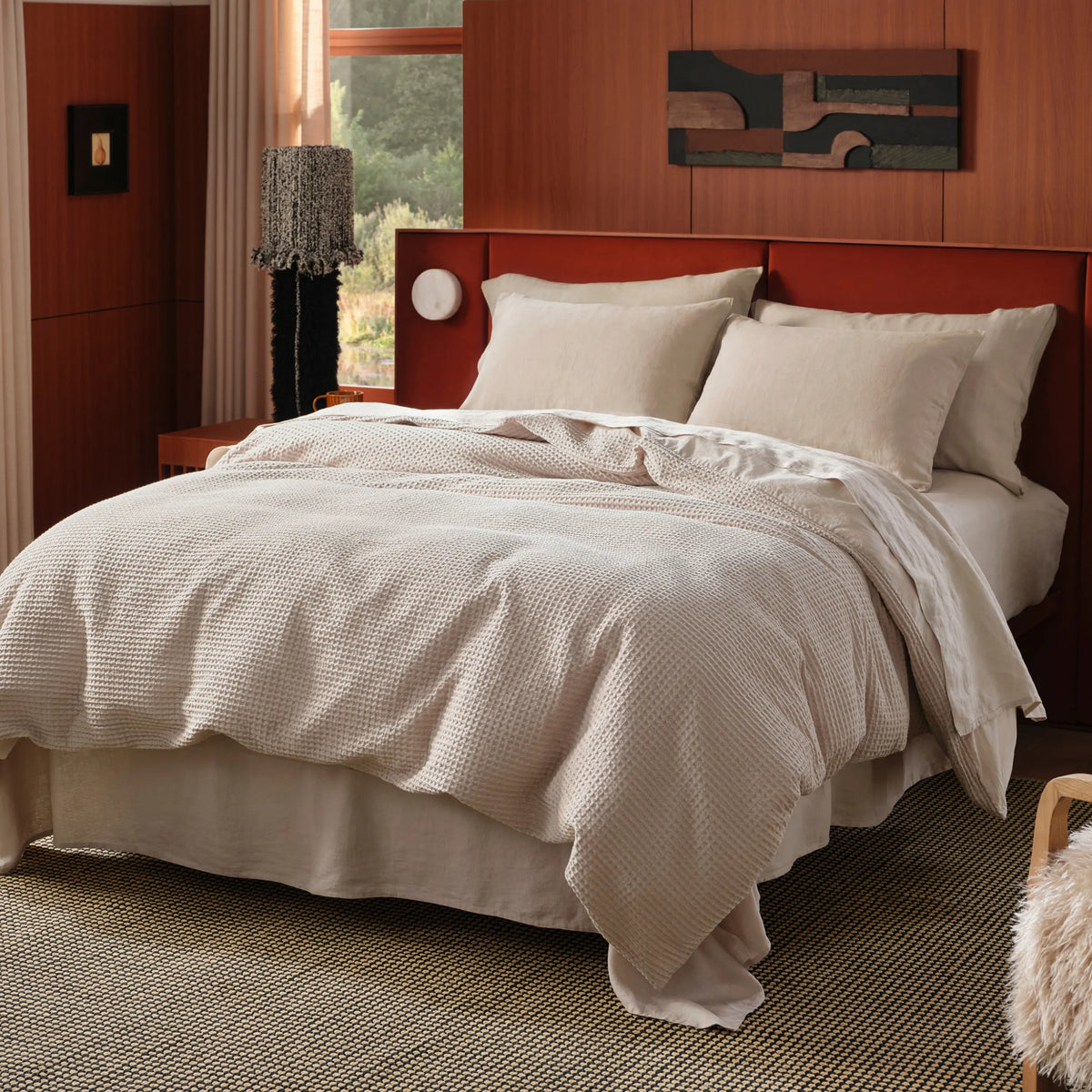 Cotton Waffle Weave Duvet Cover