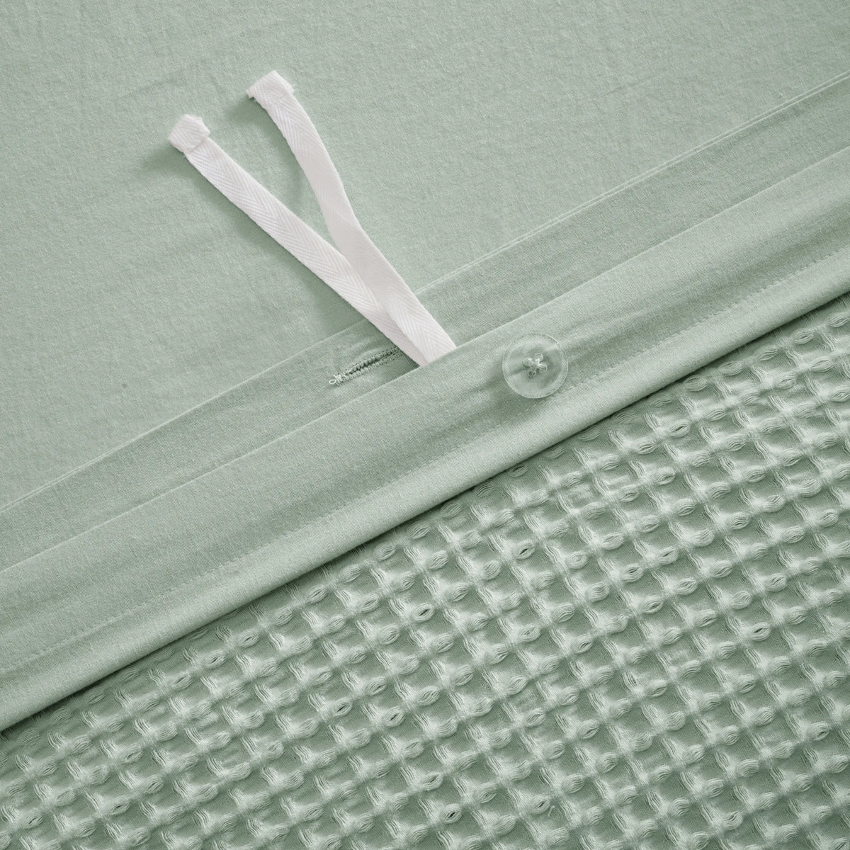 Cotton Waffle Weave Duvet Cover
