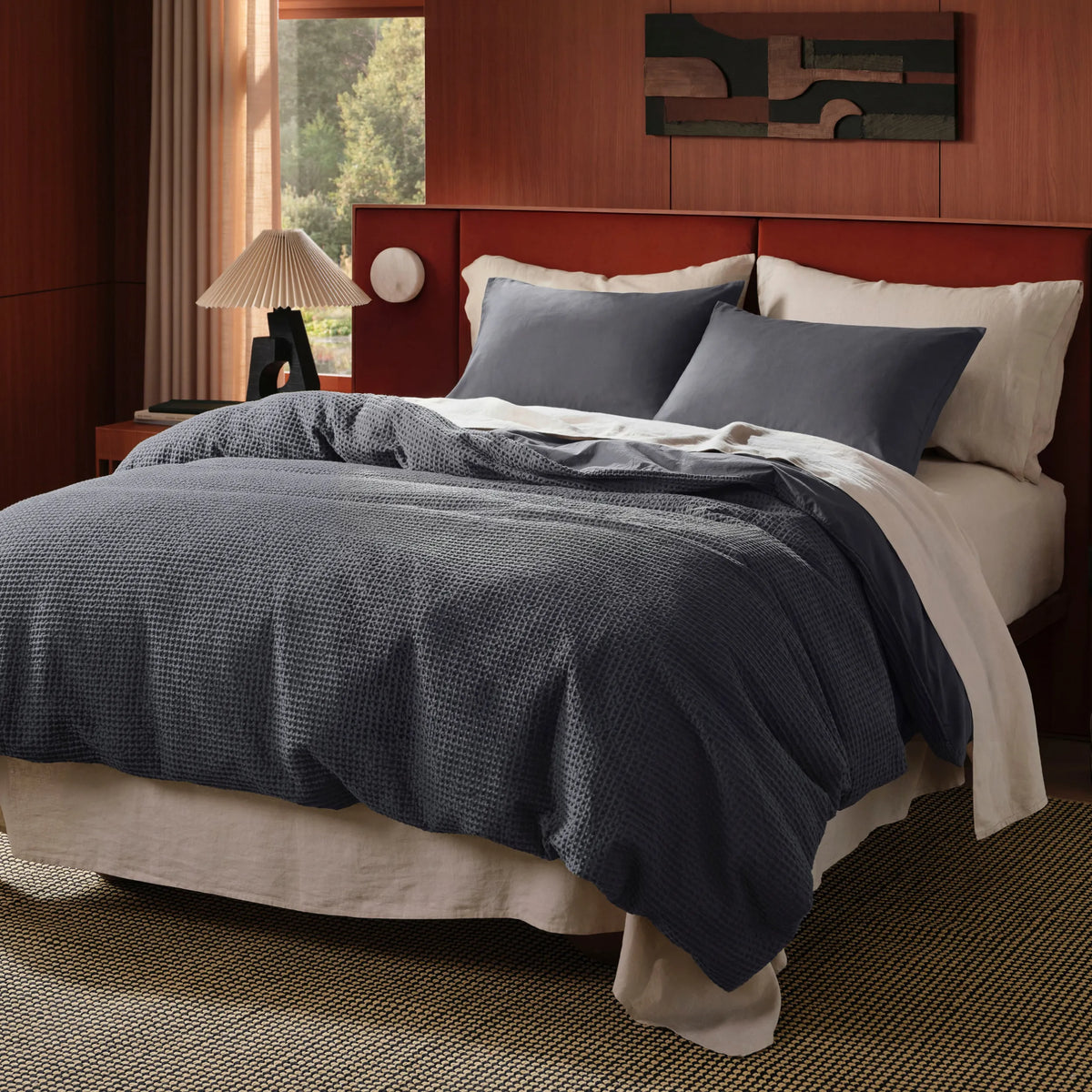 Cotton Waffle Weave Duvet Cover