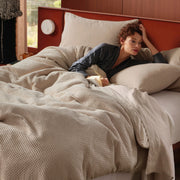 Cotton Waffle Weave Duvet Cover
