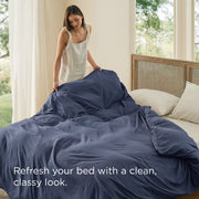 Prewashed Cotton-Like Microfiber Duvet Cover
