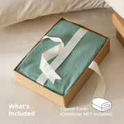 Prewashed Cotton-Like Microfiber Duvet Cover