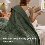 Prewashed Diamond Quilt Set