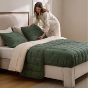 Prewashed Diamond Quilt Set