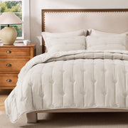 Prewashed Diamond Quilt Set