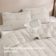 Prewashed Diamond Quilt Set