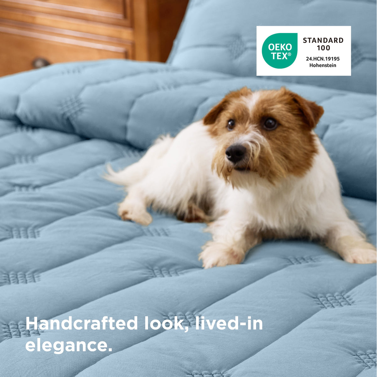 Prewashed Diamond Quilt Set