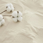 Cotton Checkered Quilted Set