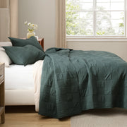 Cotton Checkered Quilted Set