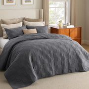 Cotton Checkered Quilted Set