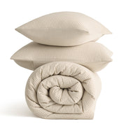 Classic Waffle Comforter Set