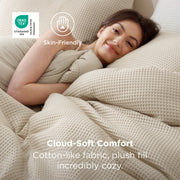 Classic Waffle Comforter Set