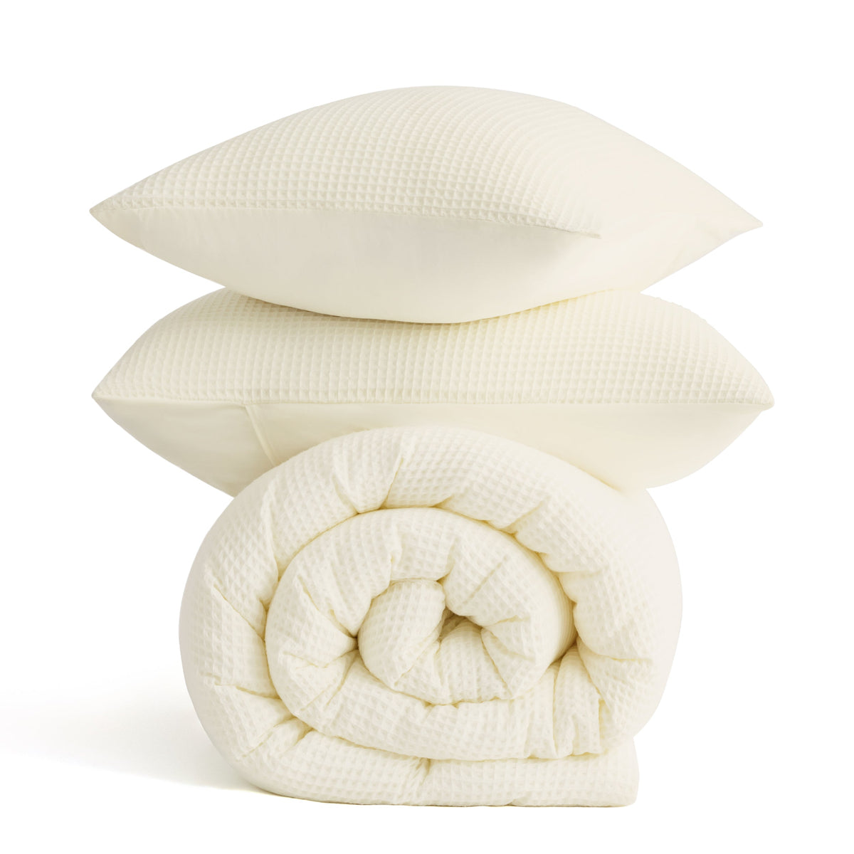 Classic Waffle Comforter Set