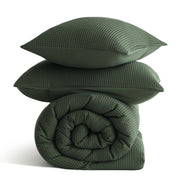 Classic Waffle Comforter Set