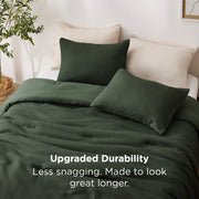 Classic Waffle Comforter Set