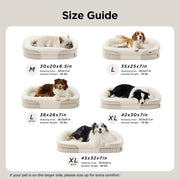 Oval Bolster Dog Bed