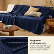 Pure Cotton Basket Weave Blanket
