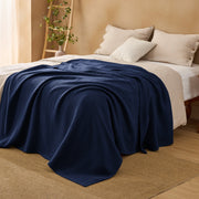 Pure Cotton Basket Weave Blanket