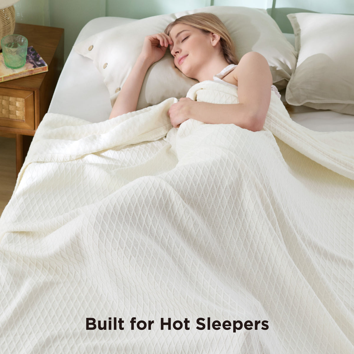 Diamond Texture Cooling Blanket